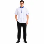 روپوش یقه آبی پنج دکمه