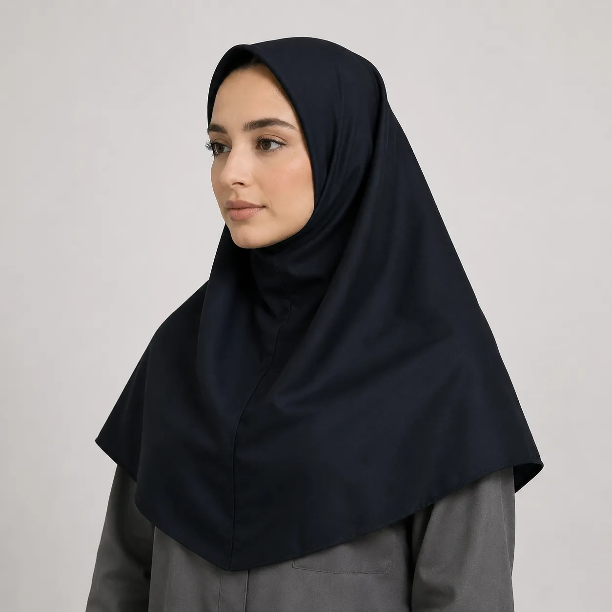 8446E89C-C16E-49E0-9C99-81988B699A63 مقنعه اداری بروجرد جنس نخ فری سایز - تصویر 1